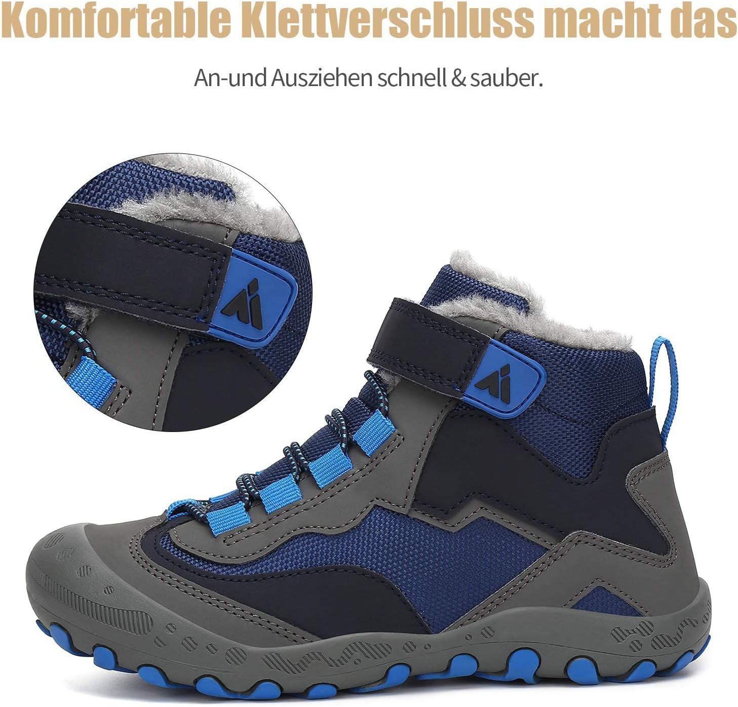 Detalle 2 de Mishansha Kinder Winterschuhe Gr.24-38