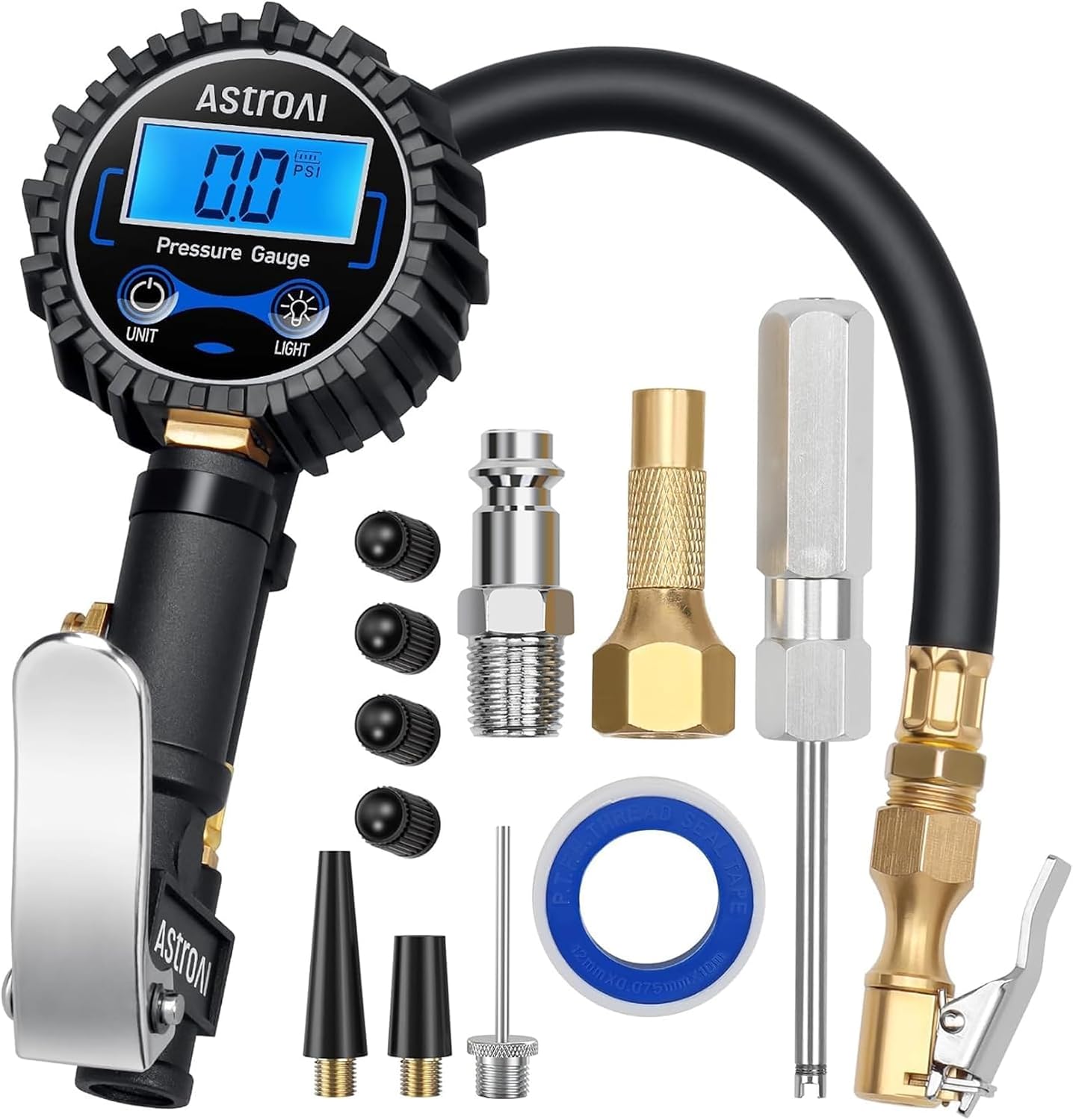 Detalle de AstroAI Digitaler Reifenfüller mit 250 PSI