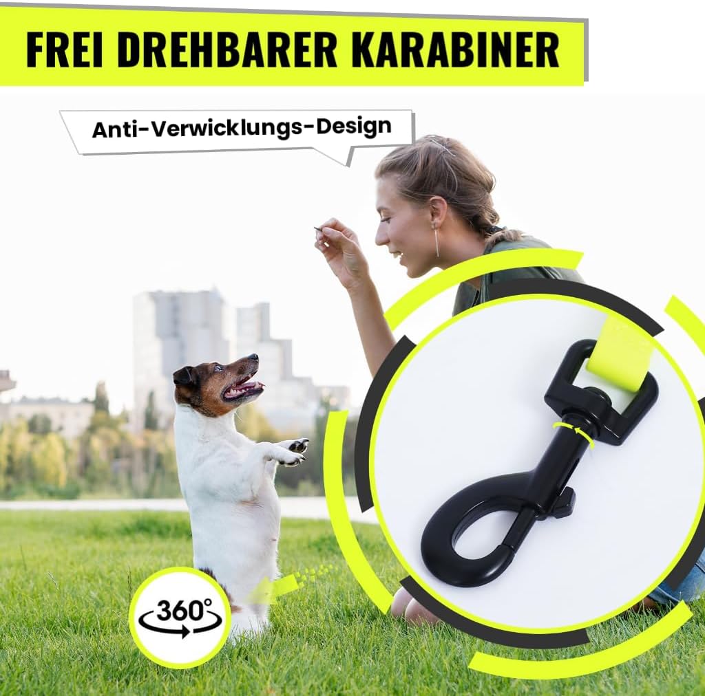 Thumbnail 2 de Loutep Biothane Schleppleine für Hunde – lange Trainingsleine (3 m bis 20 m)