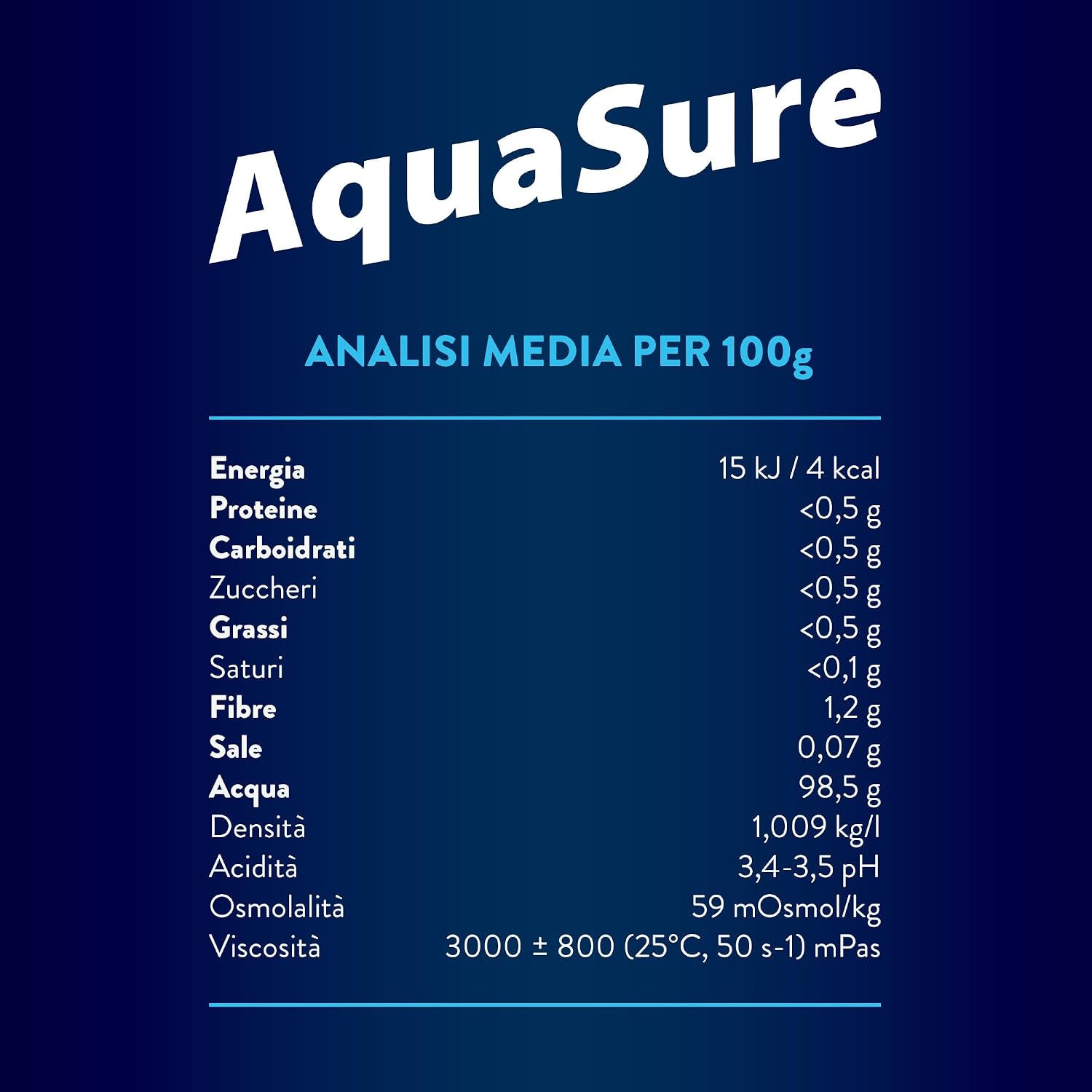Detalle 1 de AquaSure 24 confezioni da 125 g di acqua gelificata 🍹
