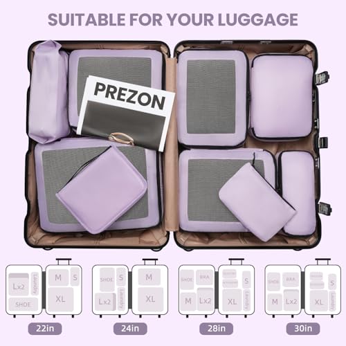Thumbnail 6 de Prezon Cubes de rangement valise, lot de 10 ⚙