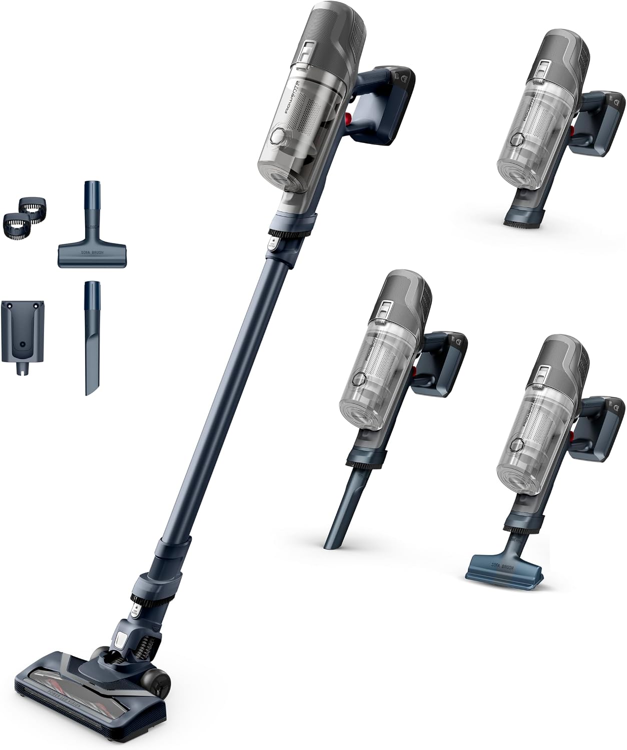 Detalle de Rowenta X-Pert 6.60 RH6836EO steelstofzuiger, draadloos met flexibele buis