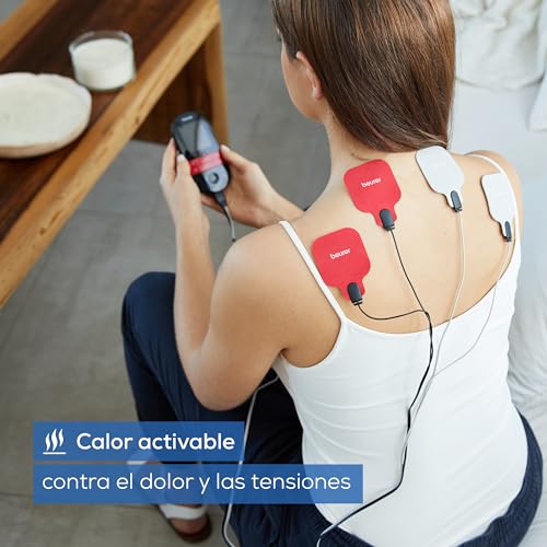 Detalle de Beurer EM 59 Heat: electroestimulador digital con TENS, EMS y calor (2 canales)