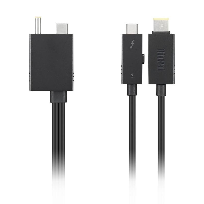 Detalle 2 de Cable Thunderbolt 4 Lenovo ThinkPad Workstation Dock Split 0,7 m – 40 Gbit/s