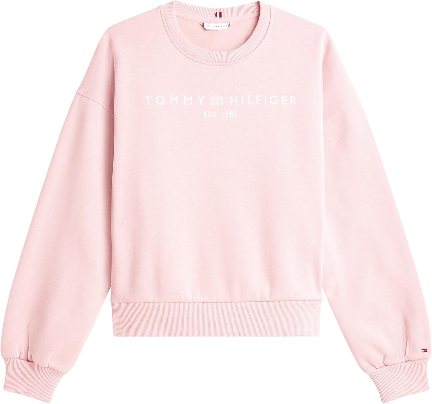 Detalle de Tommy Hilfiger Adaptive Damen Pullover-Sweatshirt mit Corp-Logo (Ww0ww47831)