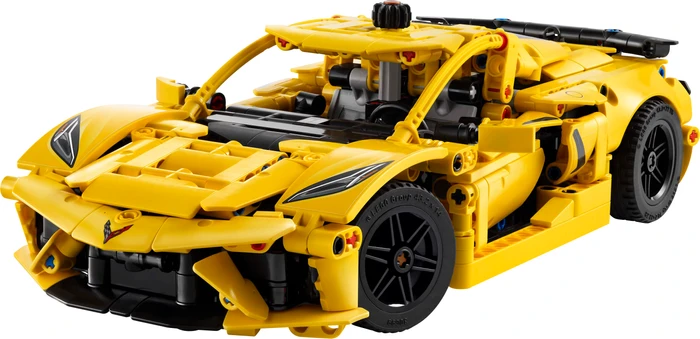 Detalle de LEGO Technic Chevrolet Corvette Stingray 42205 – detailreicher Sportwagen für Sammler