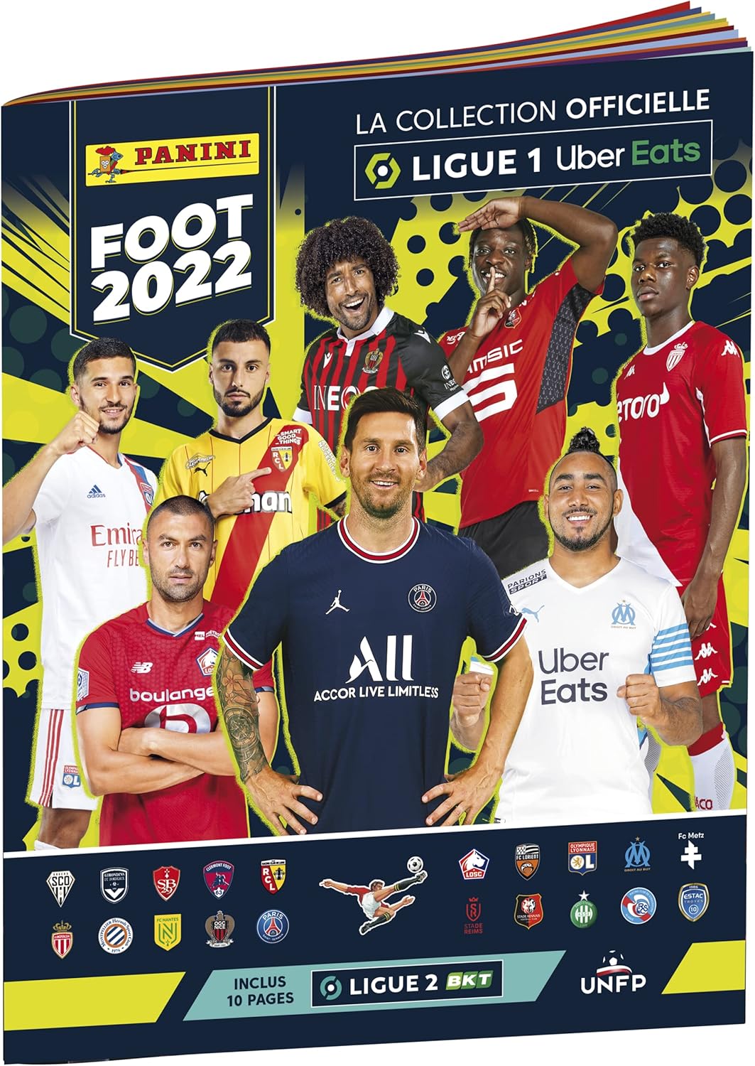 Detalle 2 de Panini stickers Foot Ligue 1 2021-22 coffret 35 pochettes