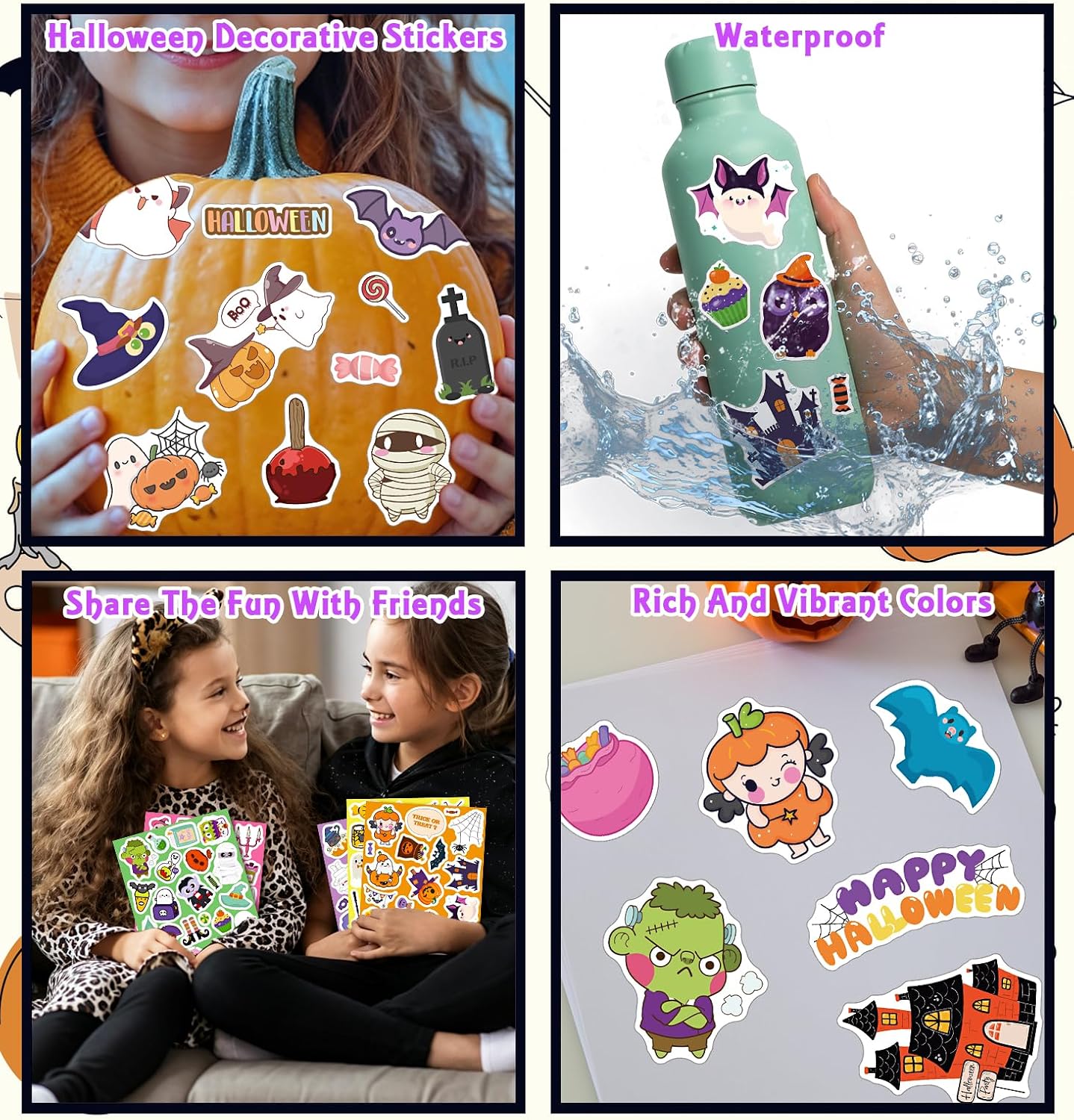 Detalle de Halloween Stickers, 24 Sheets