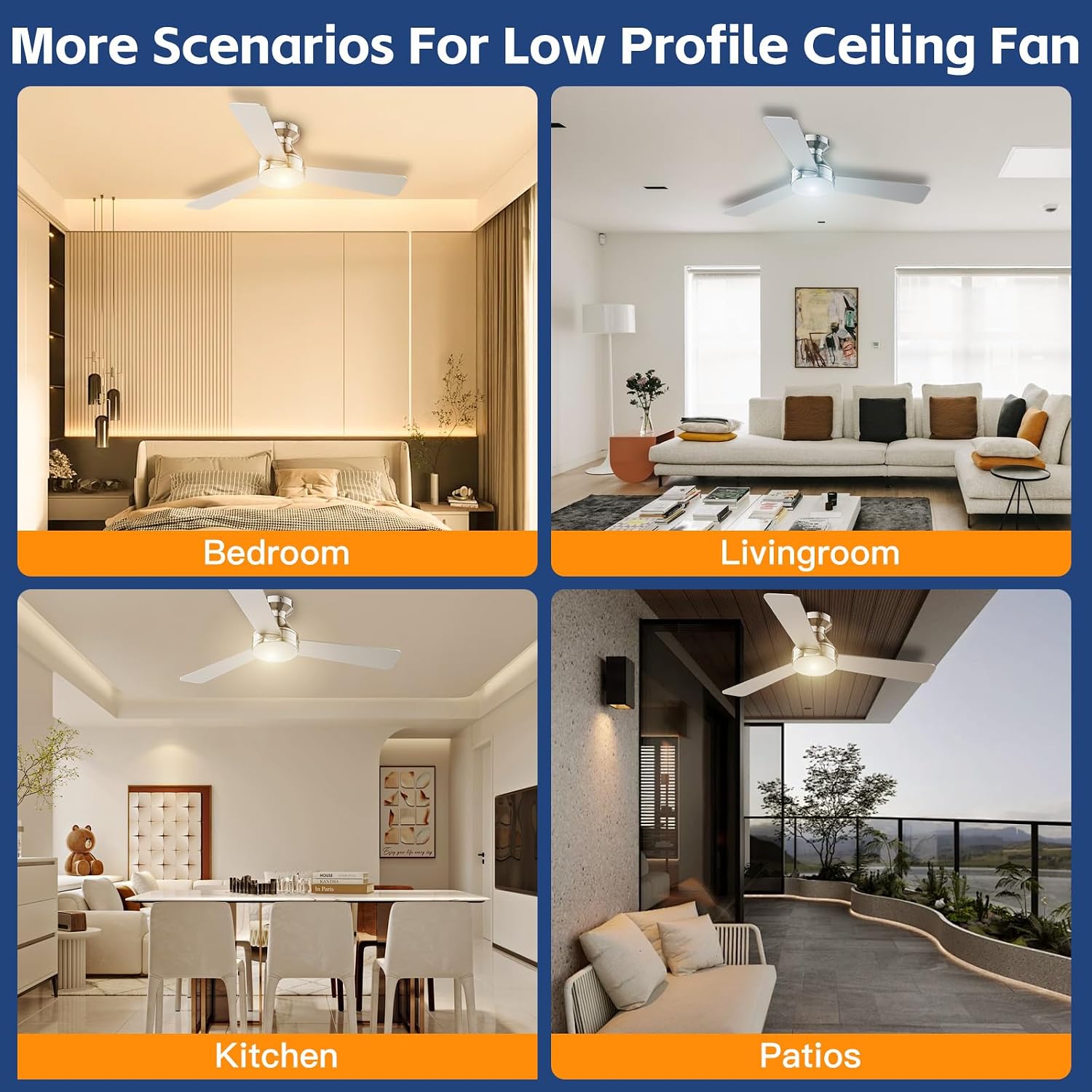 Thumbnail 6 de 42-Inch Ceiling Fan with Light