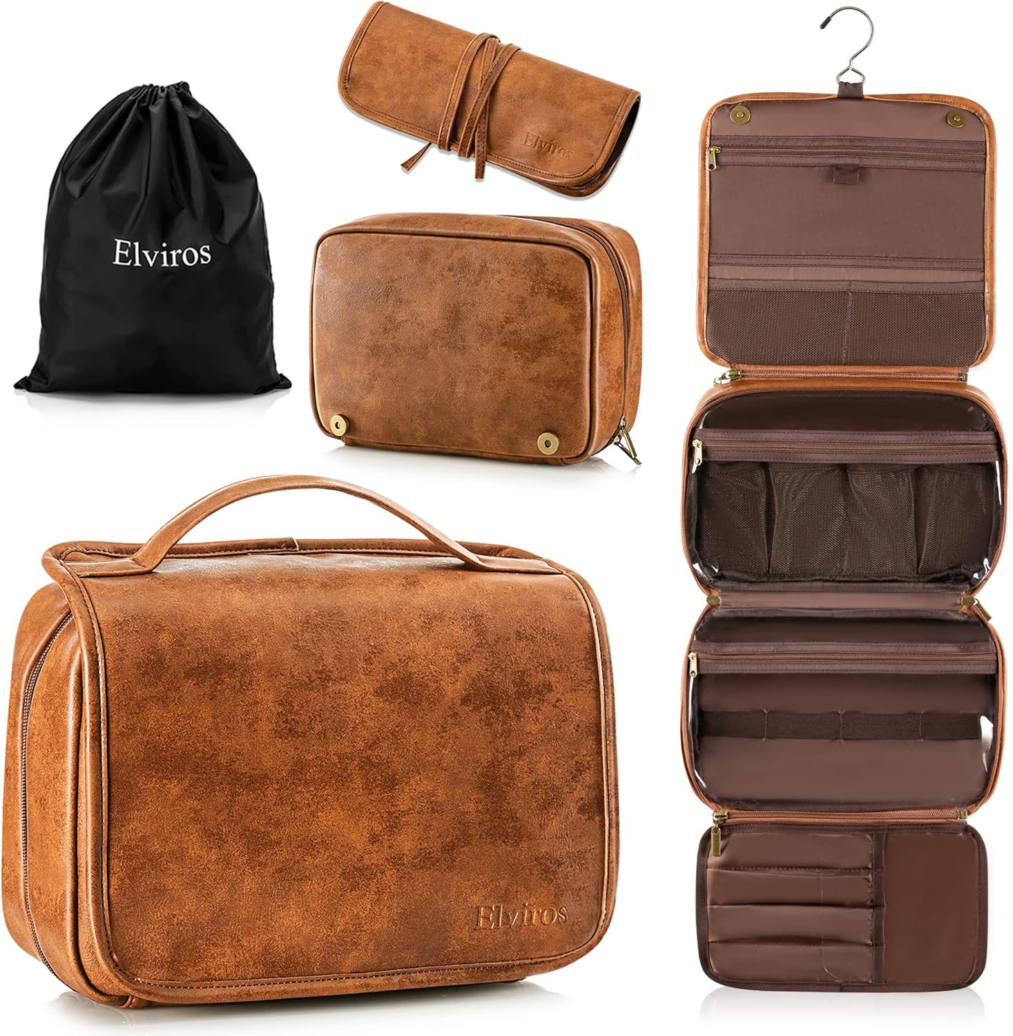 Detalle de Elviros Hanging Toiletry Bag, 3-in-1
