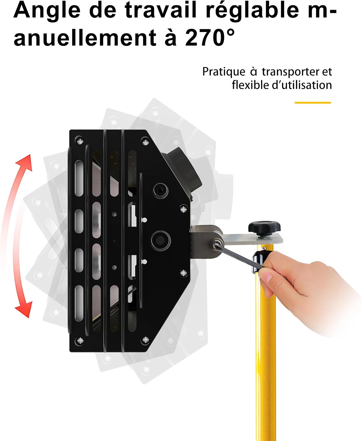 Detalle de DATOUBOSS lampada di polimerizzazione per vernici auto a infrarossi 1000W con timer 0-90 min