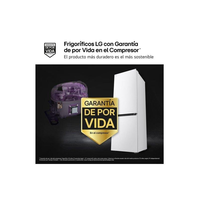Detalle de Frigorífico Combi LG GBBS514CSW Total No Frost 333 L Blanco con WiFi IA