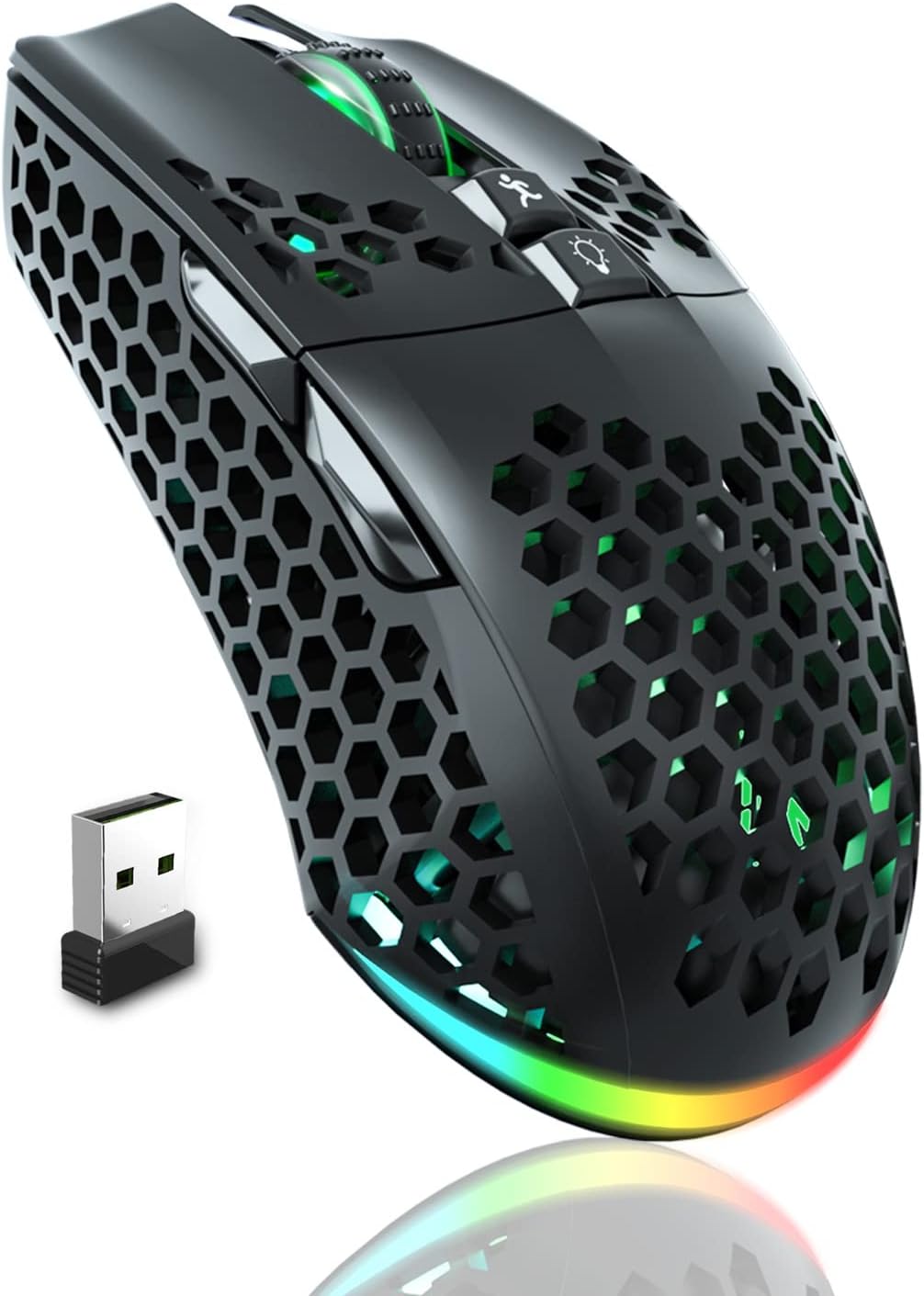 Detalle de SOLAKAKA Wireless Gaming Mouse SM600