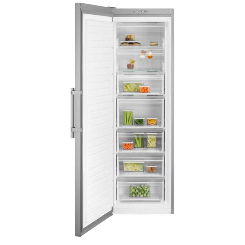 Detalle de Congelador Electrolux LUT6NE28U vertical 280 L No-Frost inox: eficiente y práctico para uso profesional