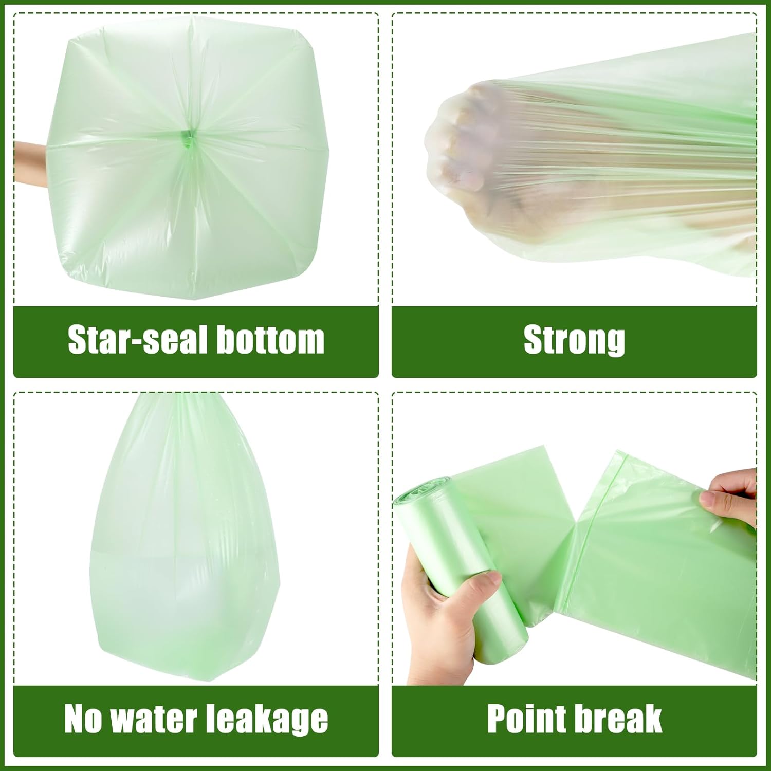 Thumbnail 3 de 30L 80-Pack Food Waste Bin Bags