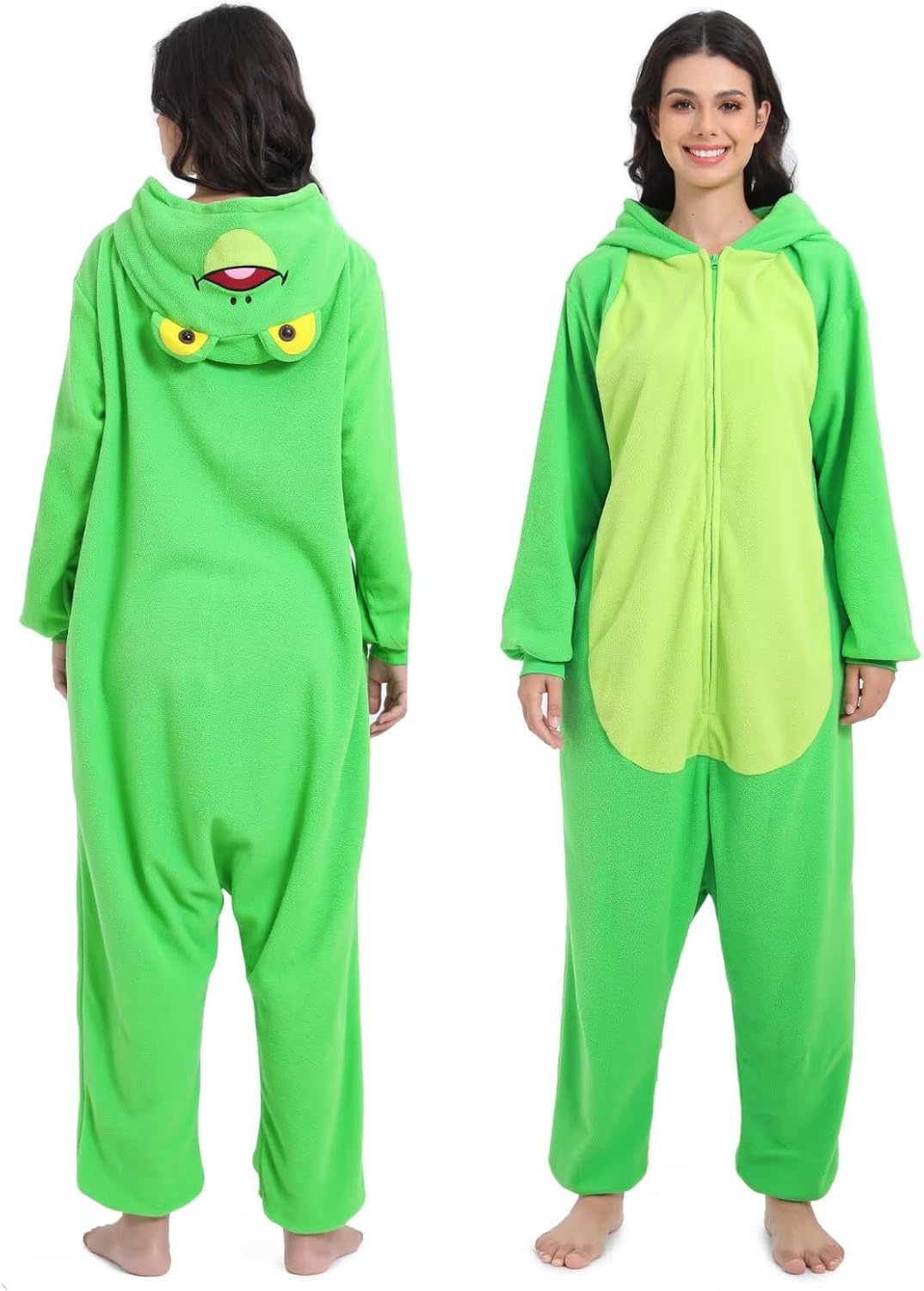 Detalle 2 de LBJR Tier Onesie Jumpsuit für Karneval, Halloween & Cosplay (Schlafanzug-Overall) – Erwachsene