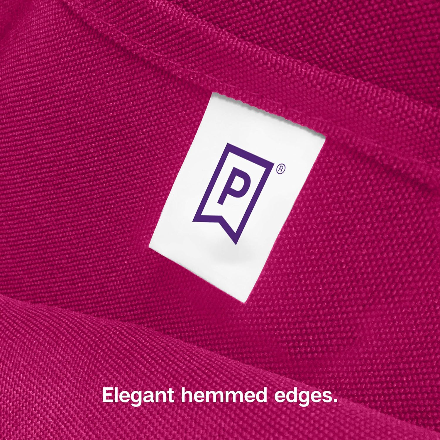 Detalle de Gee Di Moda Rectangle Tablecloth 70 x 120 Inches in Fuchsia for 6–8 Foot Tables