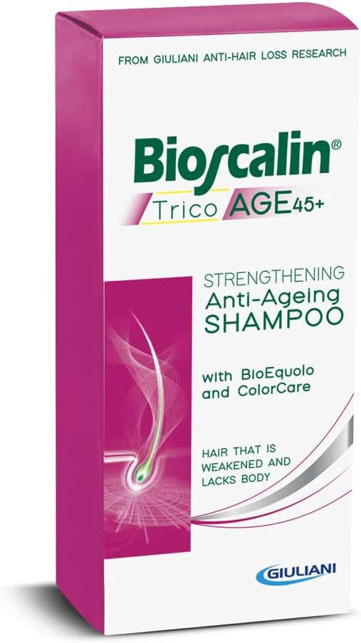 Detalle de Bioscalin Trico AGE45+ Shampoo – soin per capelli femminili con perdita diffusa