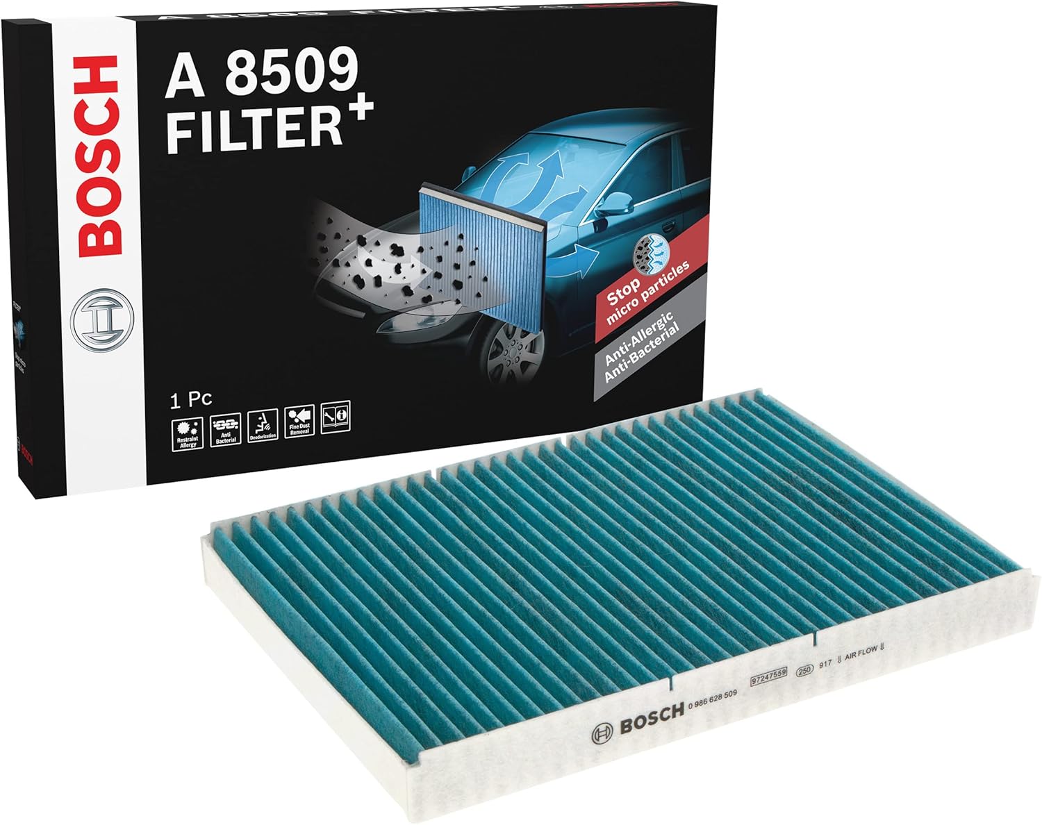 Thumbnail 5 de Bosch R2300 Aktivkohle Innenraumfilter – Frischere Luft im Fahrzeuginnenraum