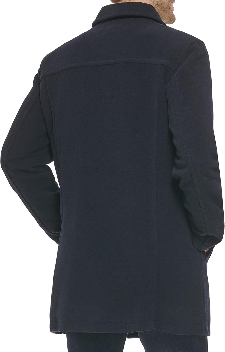 Detalle de Cole Haan Wool Plush Car Coat