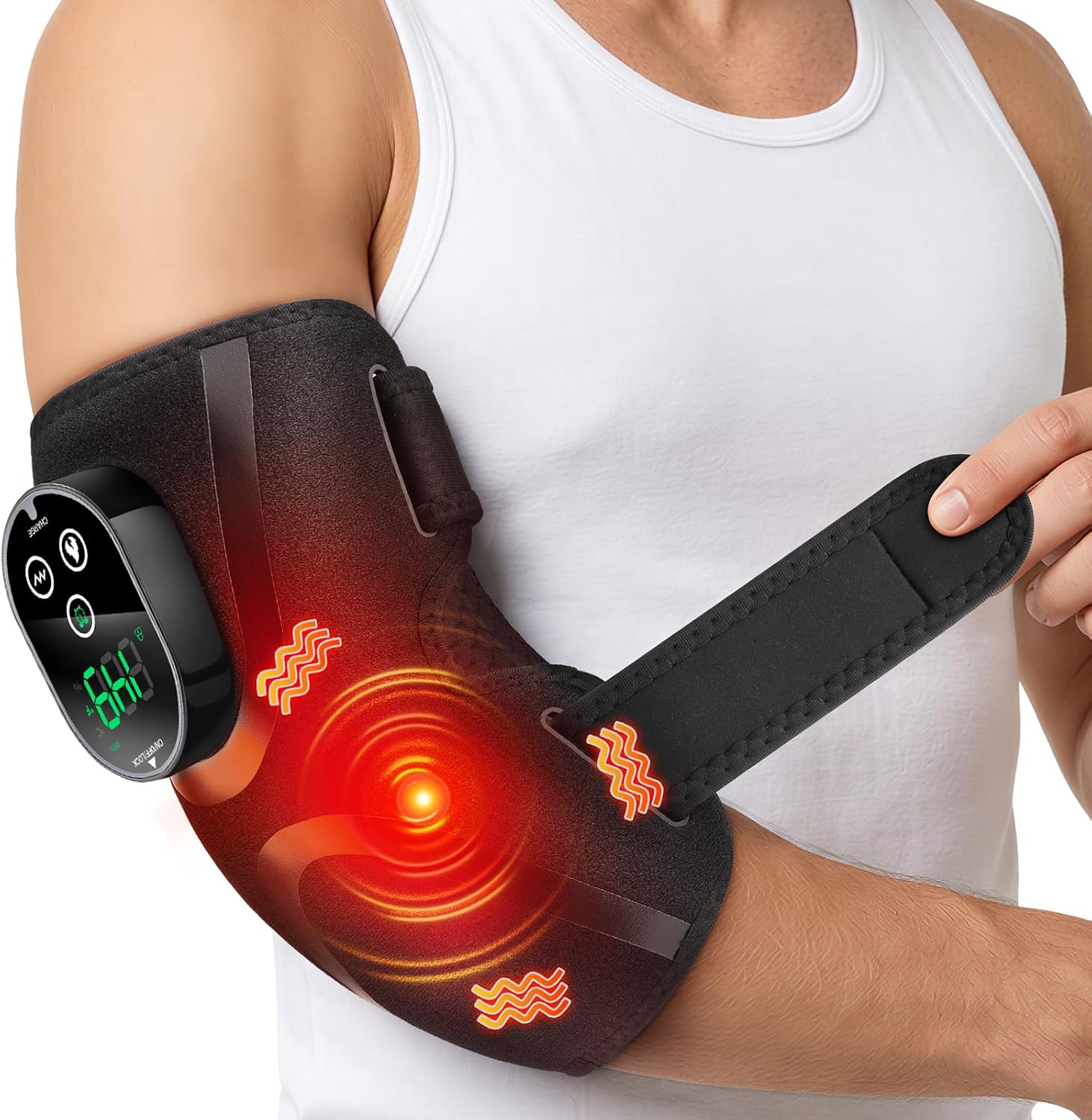 Detalle de Cordless Tennis Elbow Heating Pad, 3000mAh