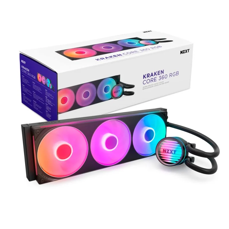 Thumbnail 3 de NZXT Kraken Core 360 RGB 360 mm