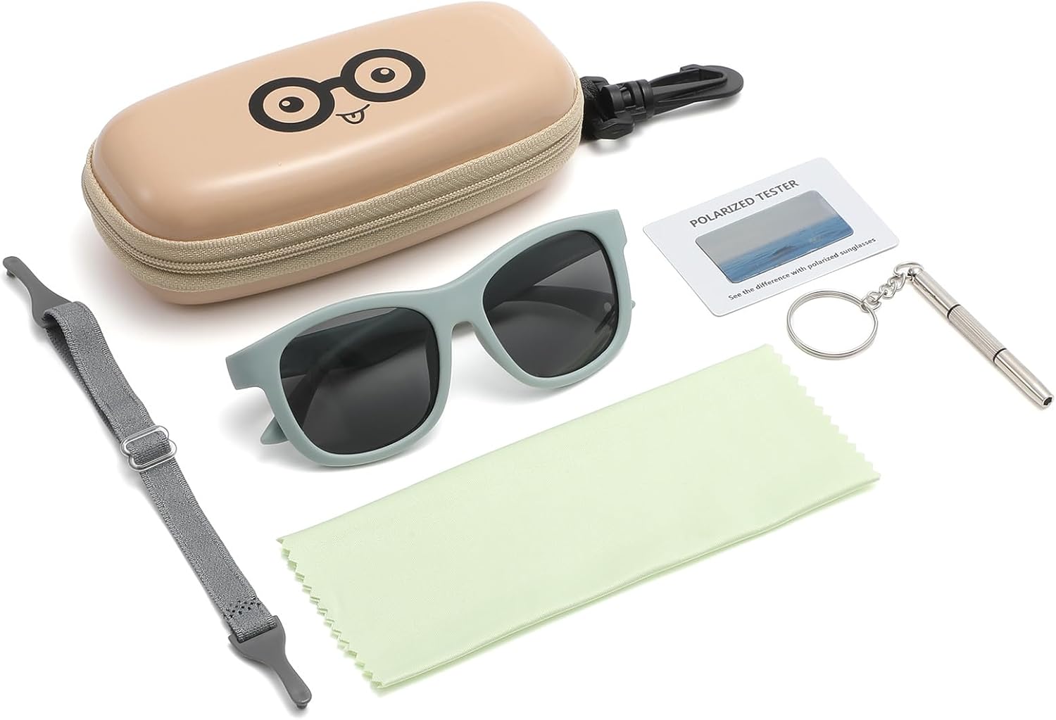 Thumbnail 5 de D Lolylad lunettes de soleil polarisées bébé (0 à 3 ans) avec lanières, pour garçons et filles