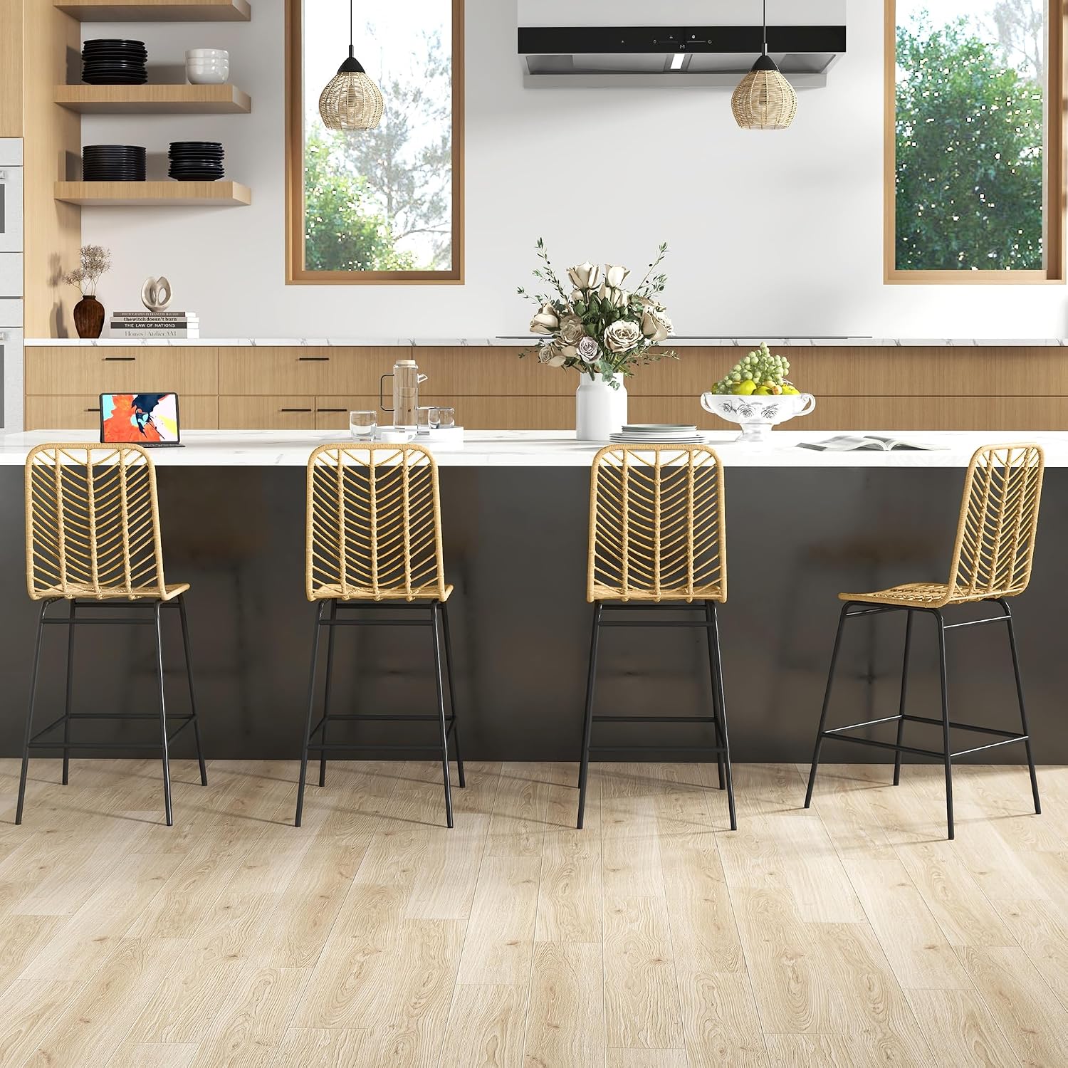 Detalle 2 de HOMCOM Tabourets Bar 66 cm Lot 4