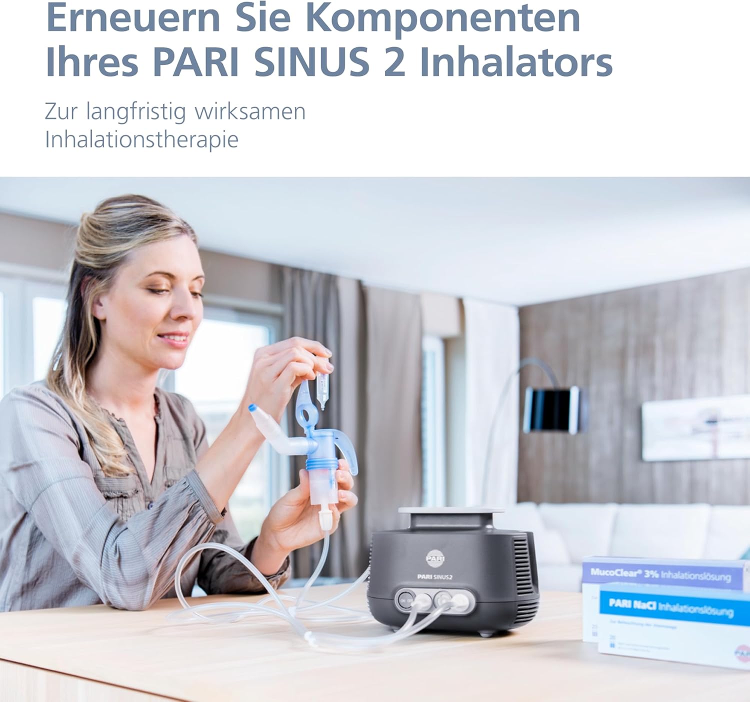 Detalle de PARI SINUS 2 Year Pack – Austauschset für PARI SINUS 2 Inhalationsgerät