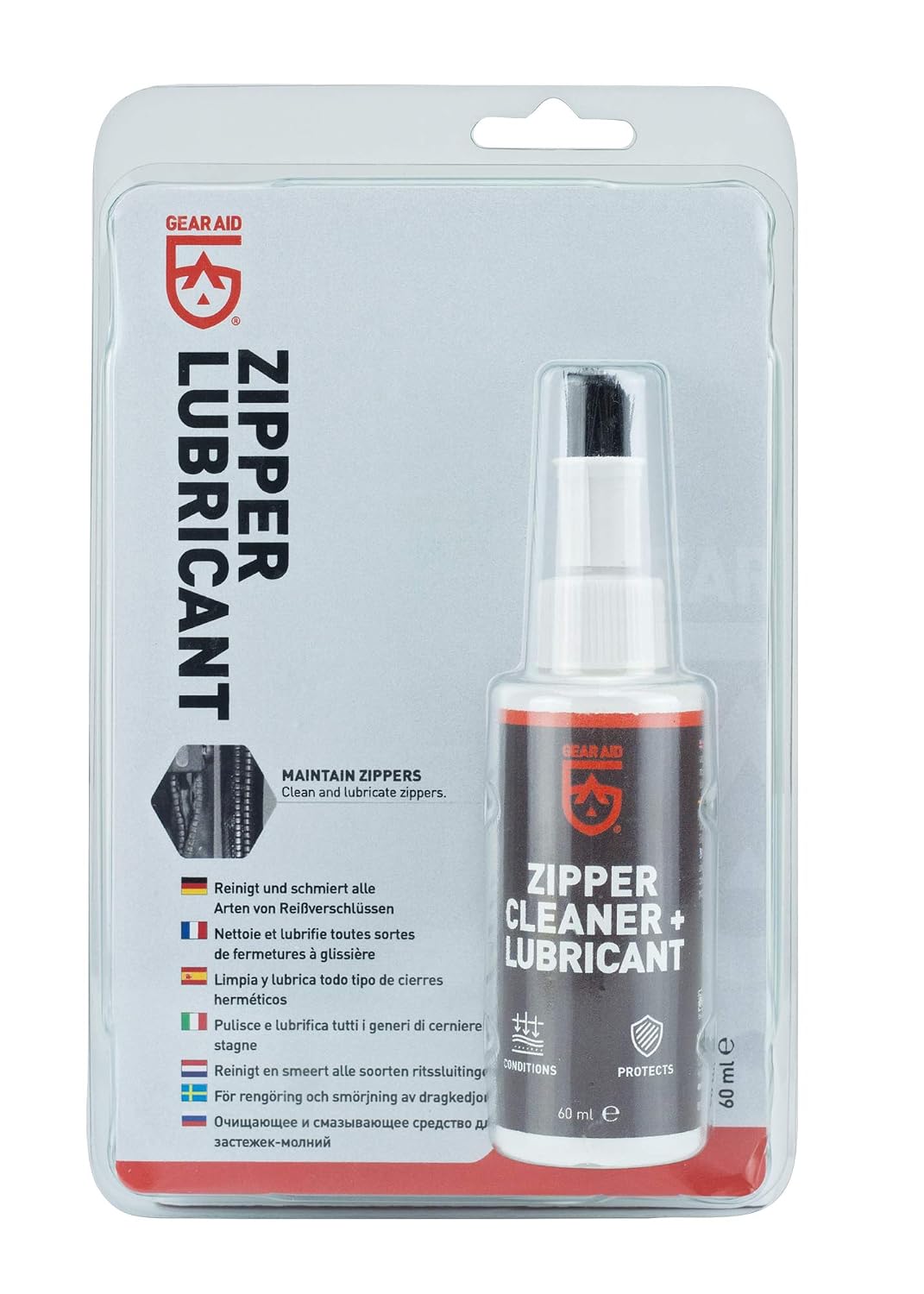 Detalle de Gear Aid MN43 Cleaning and Lubricating Gel for Metal Hinges and Zips