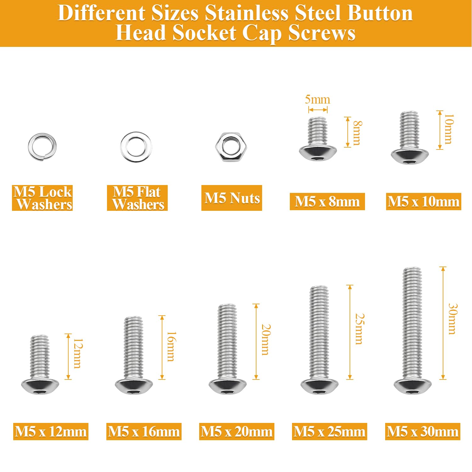 Detalle de Sutemribor M5 Screw and Washer Set