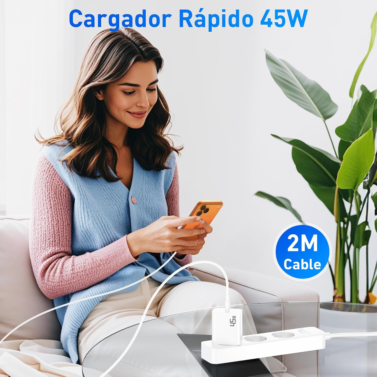 Thumbnail 6 de 45W Cargador USB C carga rápida
