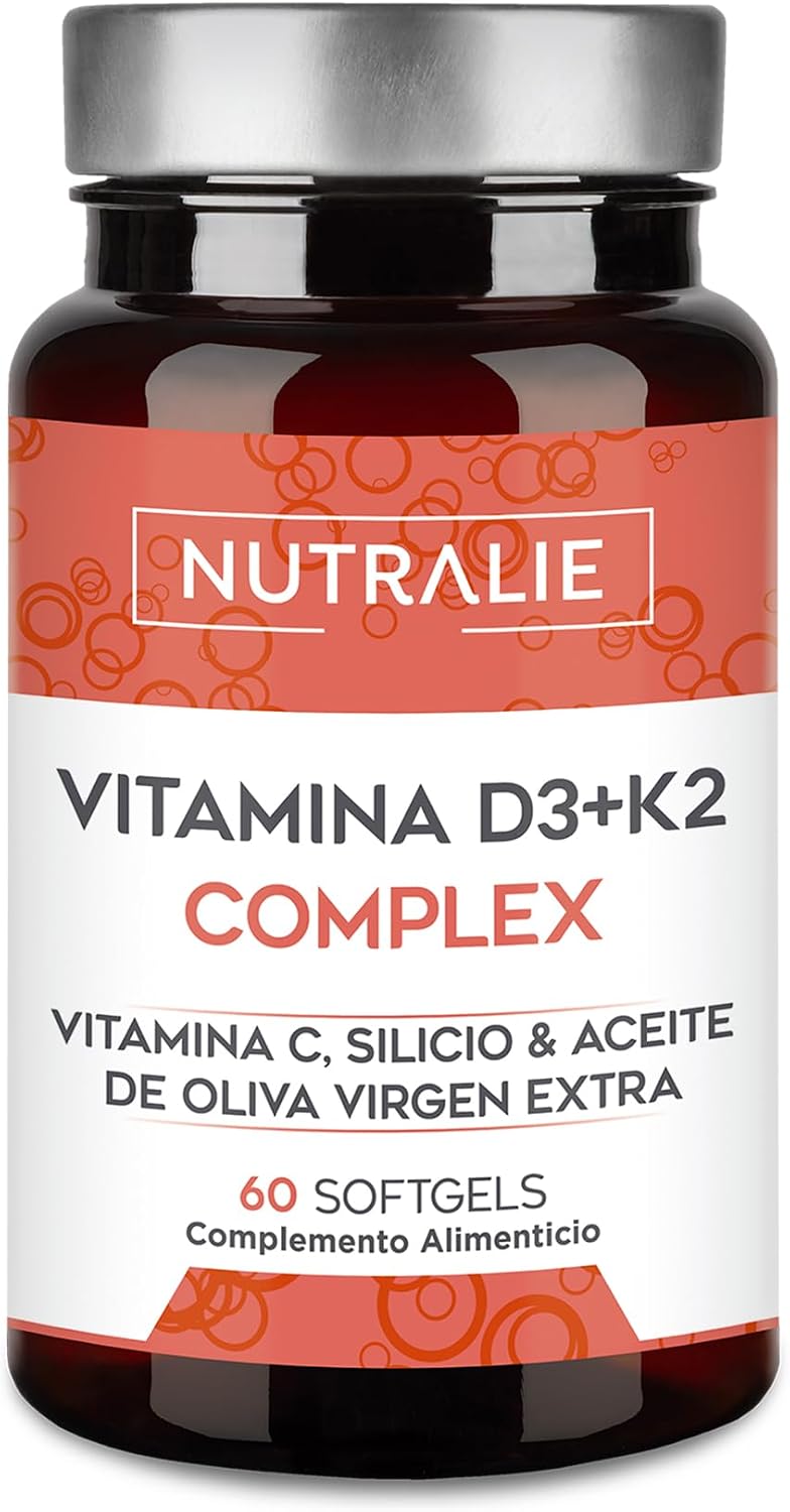 Detalle de NUTRALIE Vitamina D3 y K2 10000 UI 60 softgel