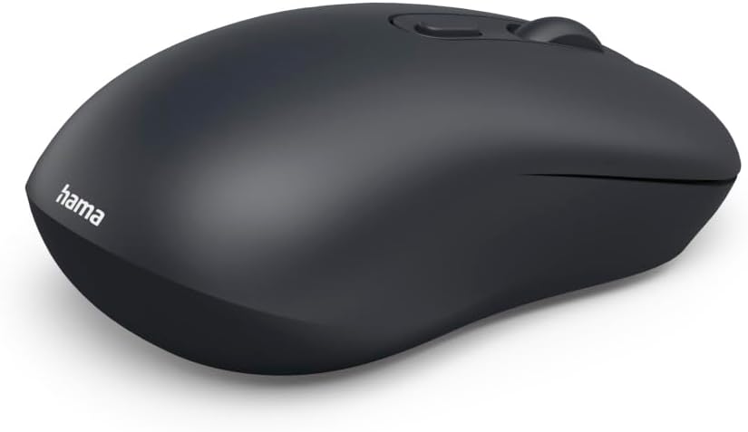 Thumbnail 2 de Hama Souris optique sans fil 2,4 GHz WM-200 ambidextre : silencieuse, DPI réglables (800/1200/1600) et récepteur Nano USB