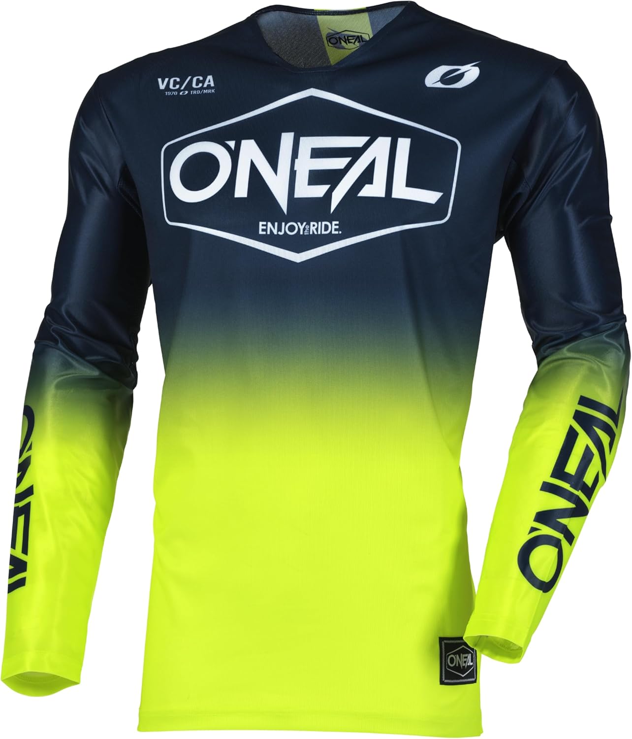 Thumbnail 6 de O'NEAL Mayhem Hexx Adult Jersey (Black/White, Medium) for Mountain Bike or Motocross Riding
