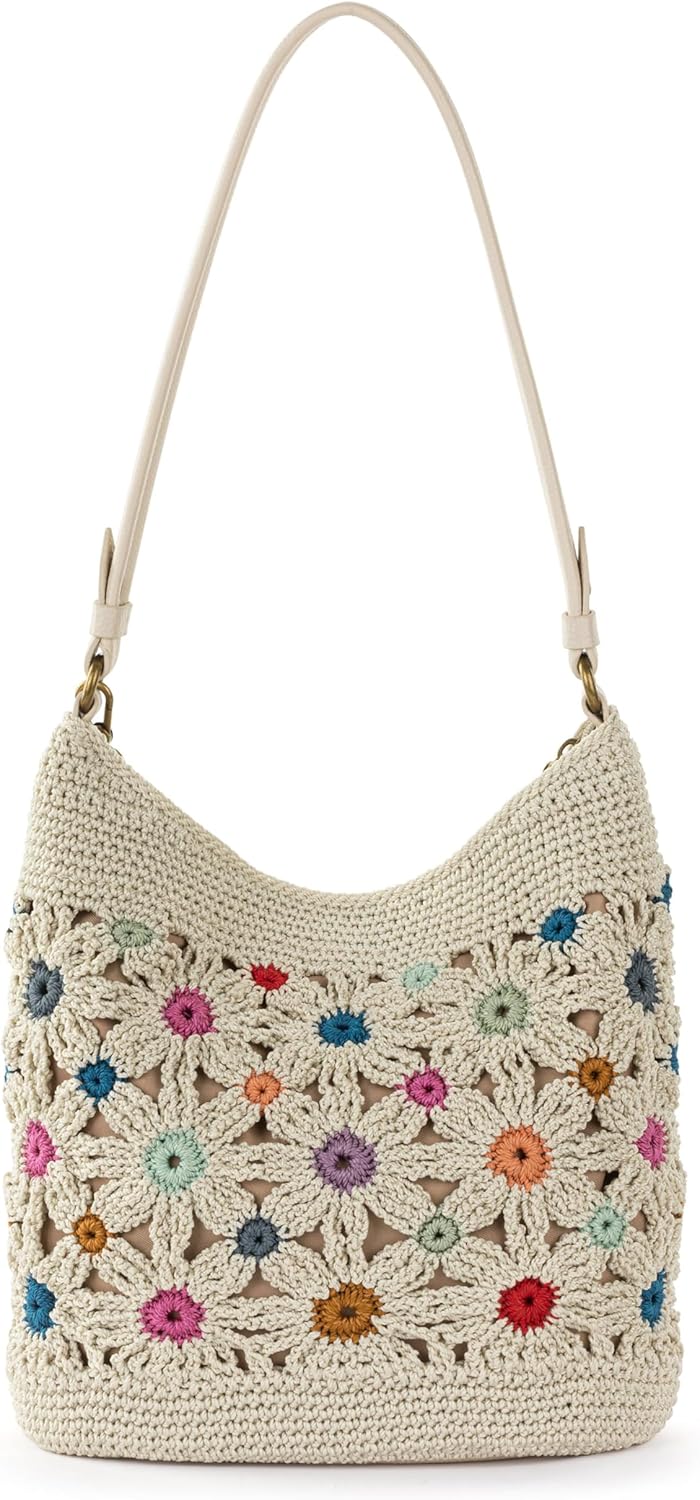 Detalle 2 de The Sak Sequoia Hobo Bag – Hand Crochet Large Tote for Everyday & Travel