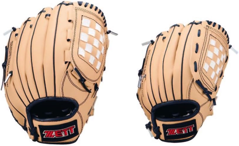 Detalle de ゼット BDG324SVZ 親子グラブセット 右投げ用 衝撃吸収パッド付き 10・12インチ