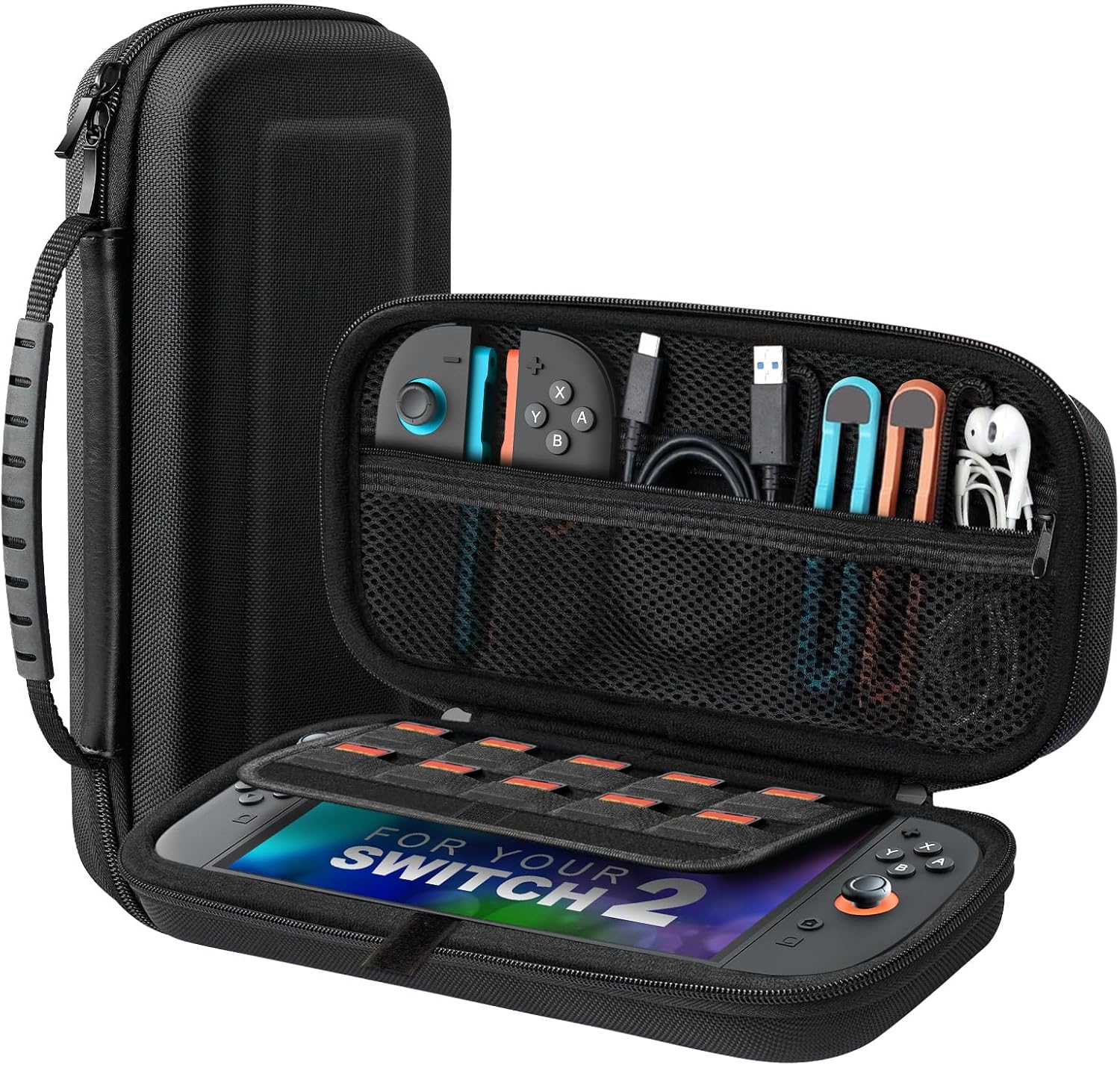 Detalle de TiMOVO Pochette Housse pour Nintendo Switch 2 (2025) – Noir