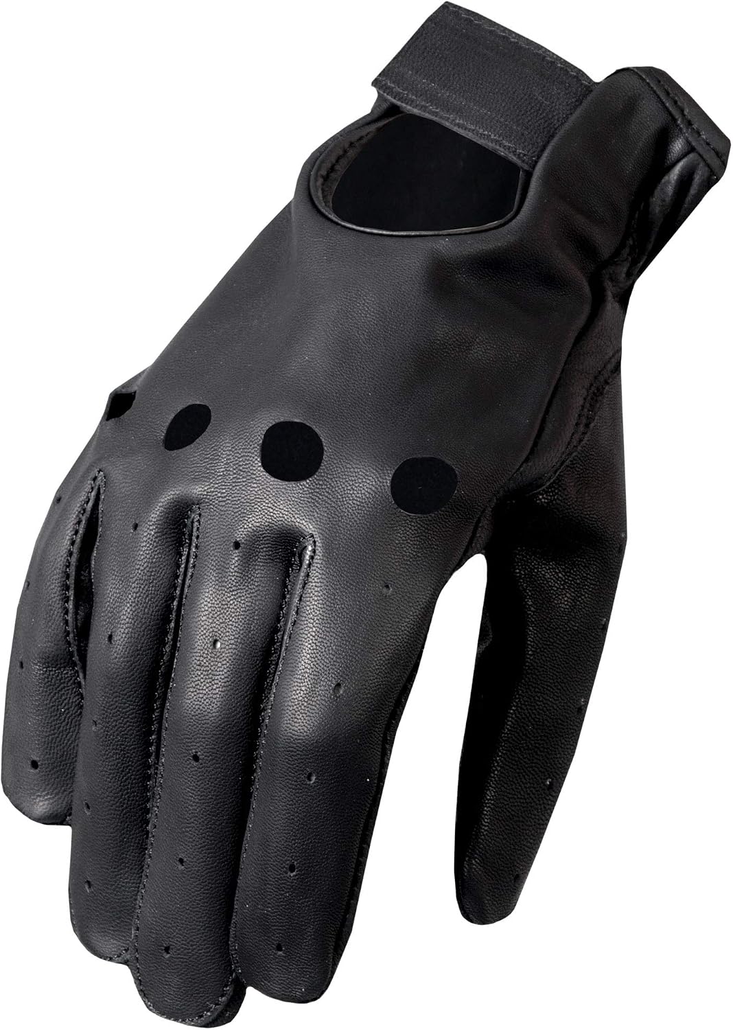 Detalle 2 de Hot Leathers Motorcycle Gloves, Leather