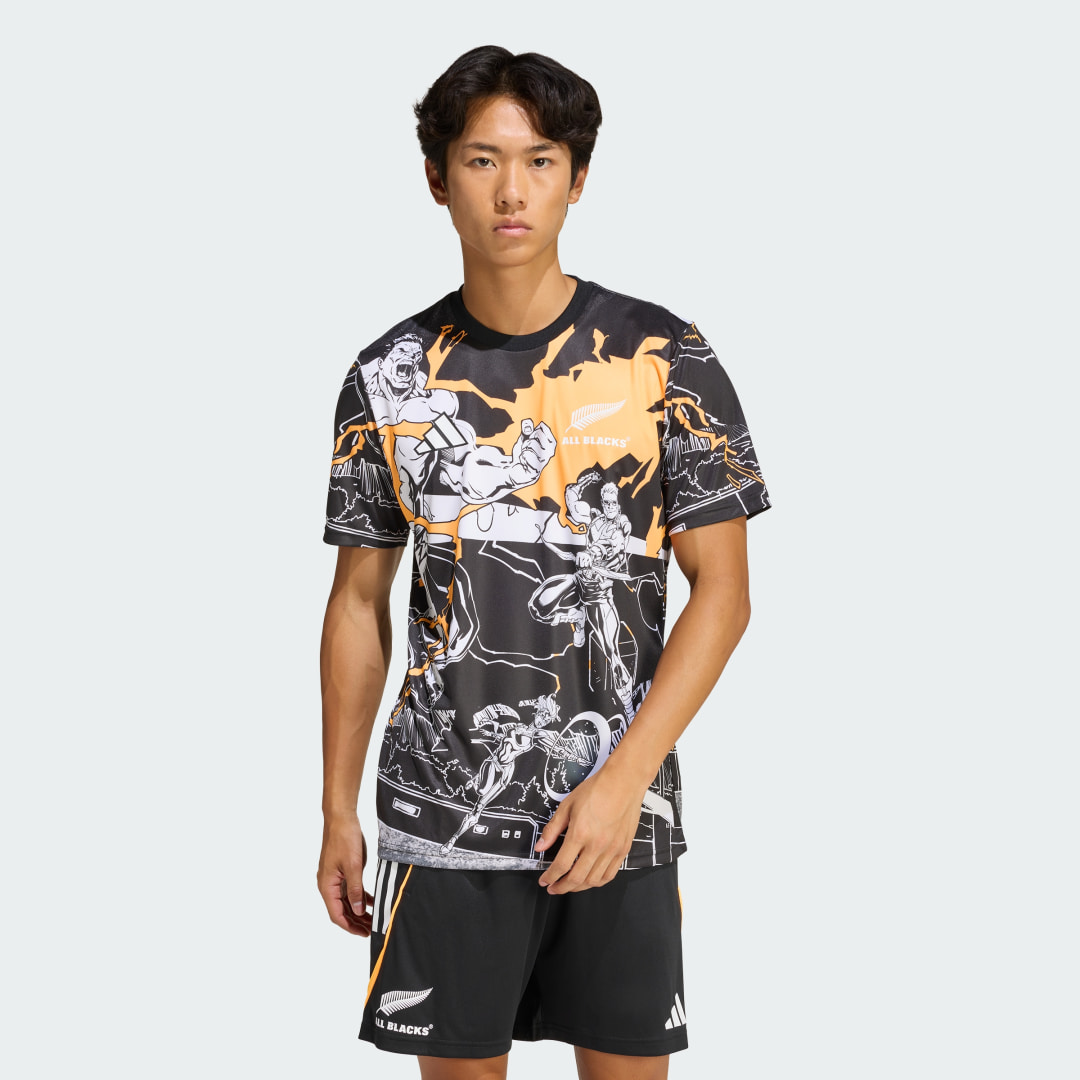 Imagen de Camiseta All Blacks Marvel Captain's Run - Adidas en OfertitasTOP