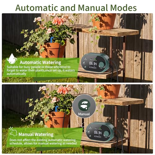 Thumbnail 5 de Sistema de Riego Solar para Jardín KINEVI: Kit de Goteo Autorriego con 15 Cabezas, ideal para exterior e interior
