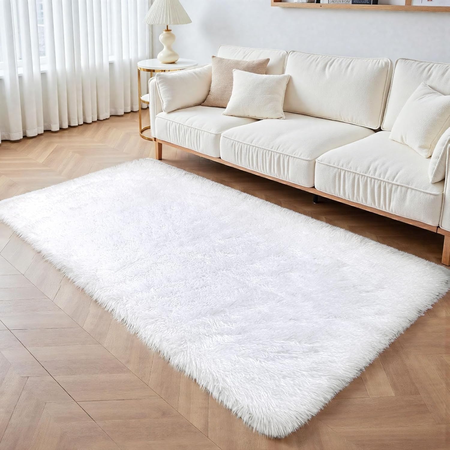 Thumbnail 4 de Sour Lemon Wohnzimmerteppiche 80 x 160 cm – grauer Läufer mit rutschfester Unterseite, waschbar