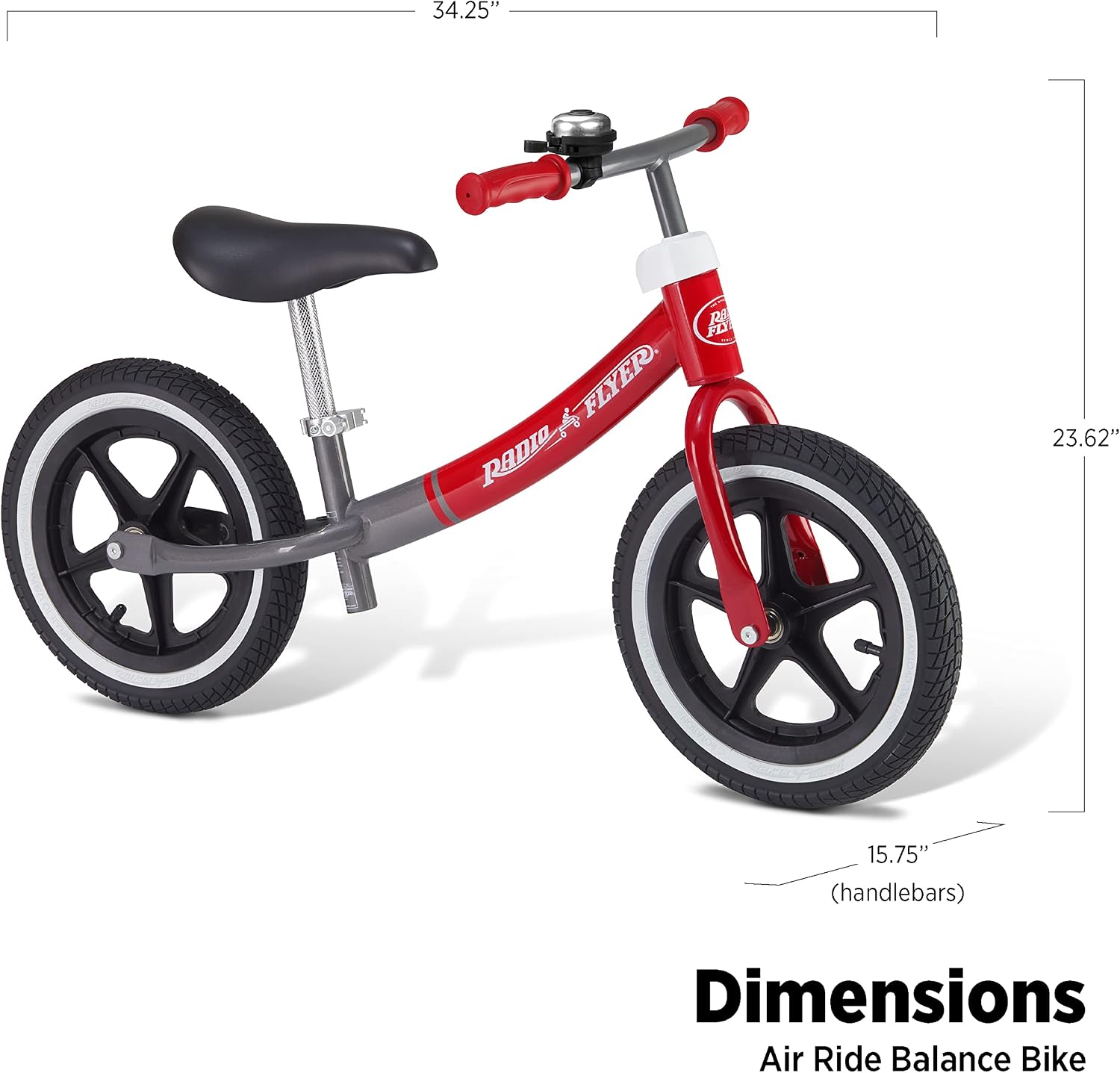 Detalle de Radio Flyer Balance Bike 12-inch tyres