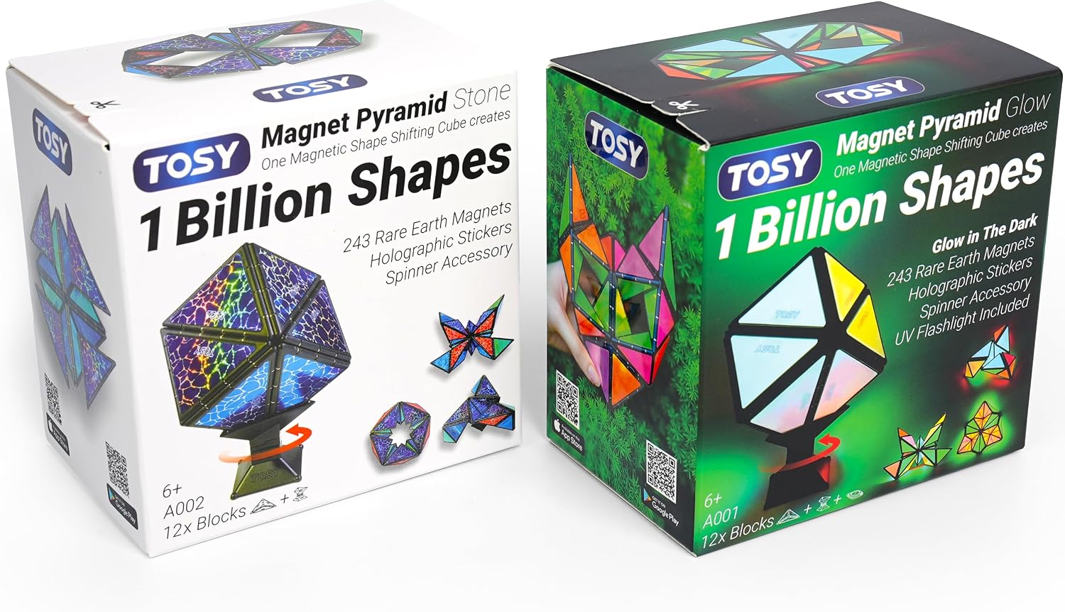Detalle de Magnet Pyramid 243 magnets cube STEM toy