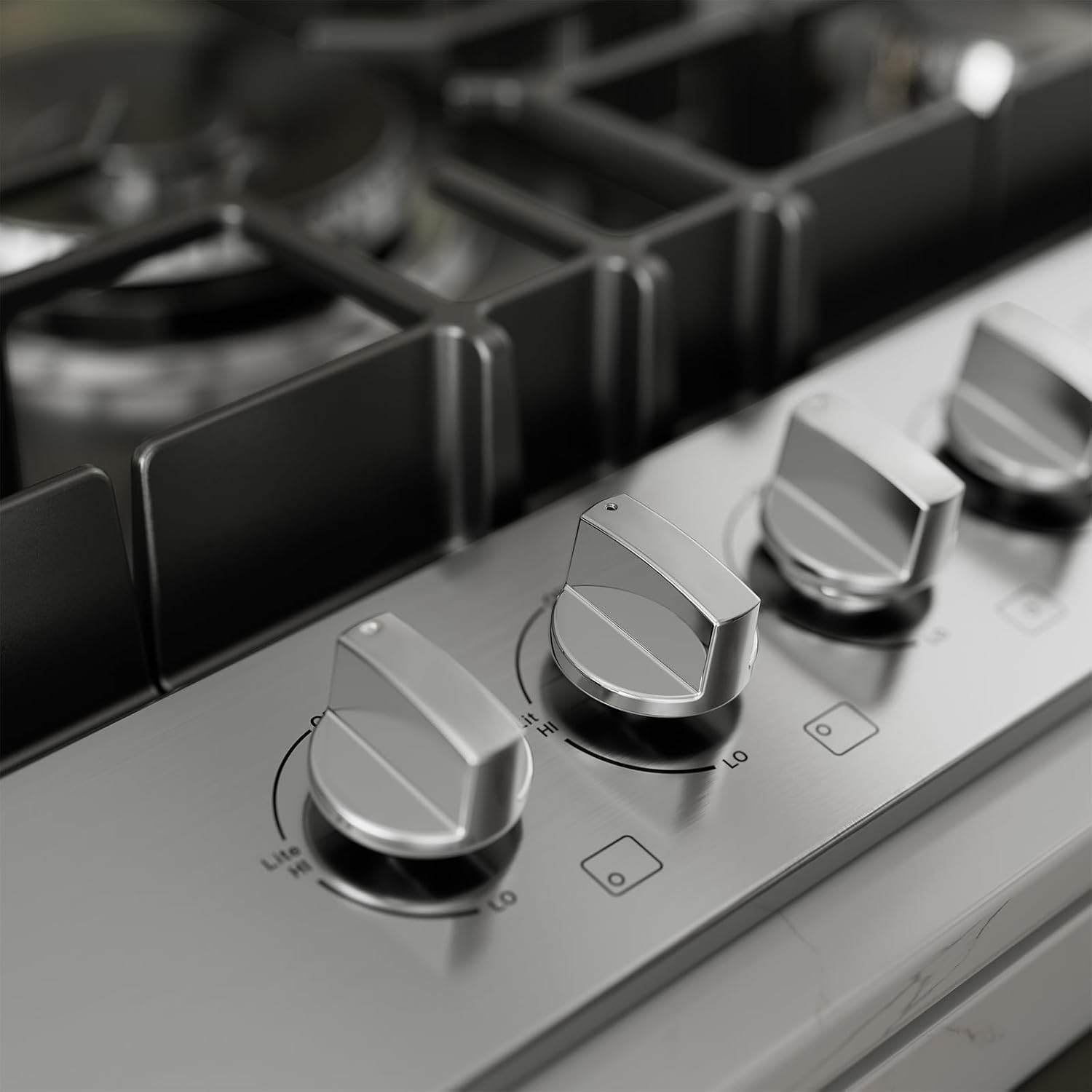 Detalle de Empava 30XGC5B70C 30-Inch Built-In Gas Cooktop, 5 Burners, Stainless Steel