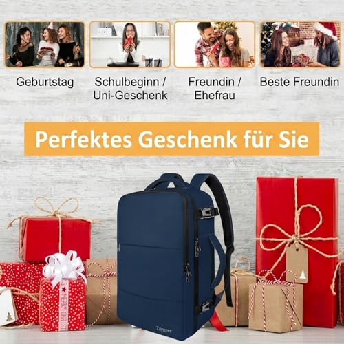 Thumbnail 8 de Taygeer Reise Rucksack 40x30x20 – Handgepäck 24 L, Laptopfach 15,6
