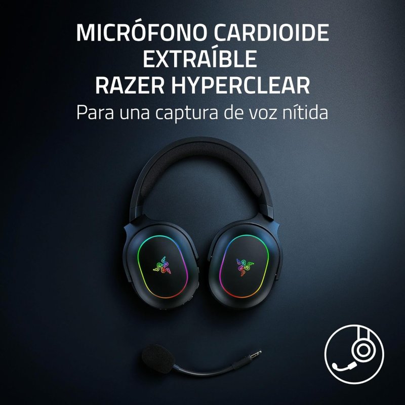 Thumbnail 3 de Razer Barracuda X Chroma: Auriculares Gaming Inalámbricos 2.4 GHz/Bluetooth (Negros)