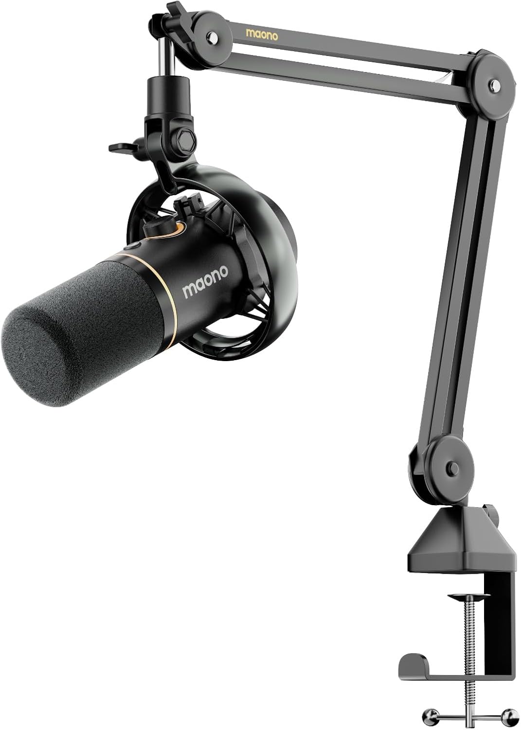 Detalle de MAONO PD200WS Dynamic Hybrid Wireless Podcast Microphone, USB/XLR, Boom Arm