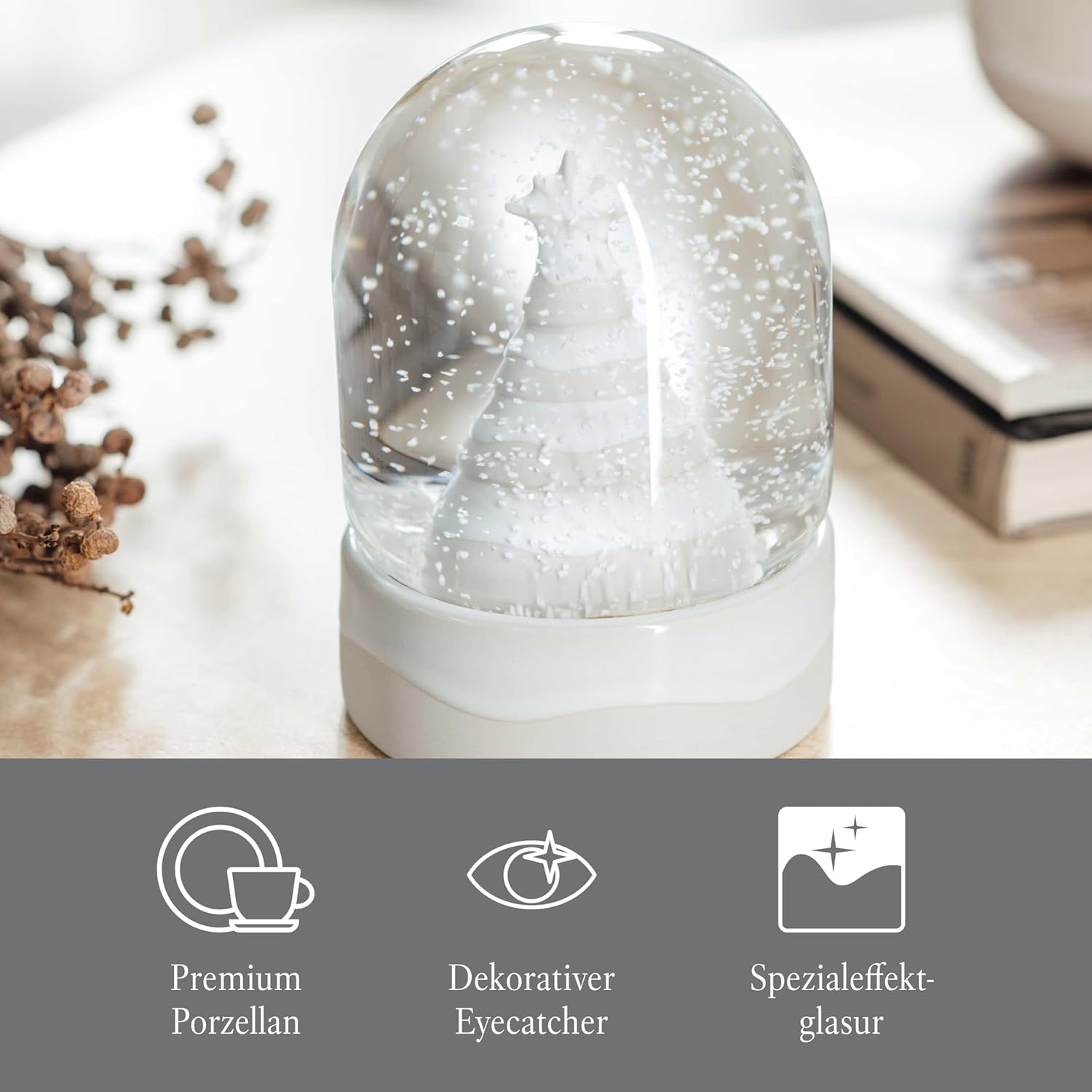 Detalle de like by Villeroy & Boch Schneekugel 11x11x13 cm