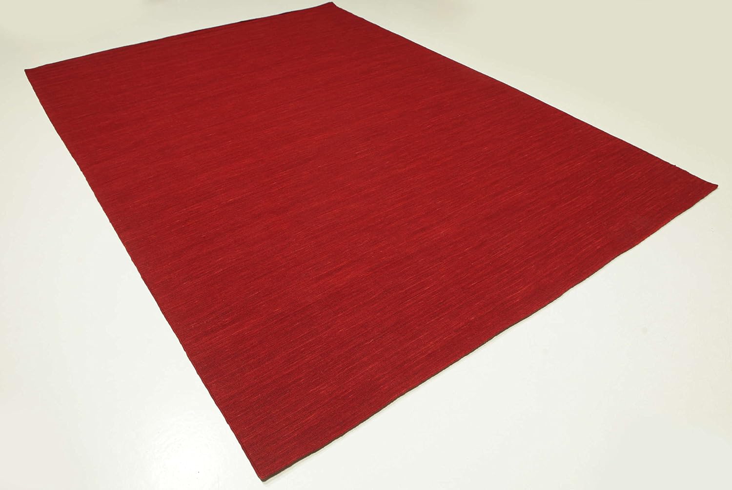 Detalle 2 de RugVista 29398 handgeweven wollen kelim, 250 x 350 cm, donkerrood